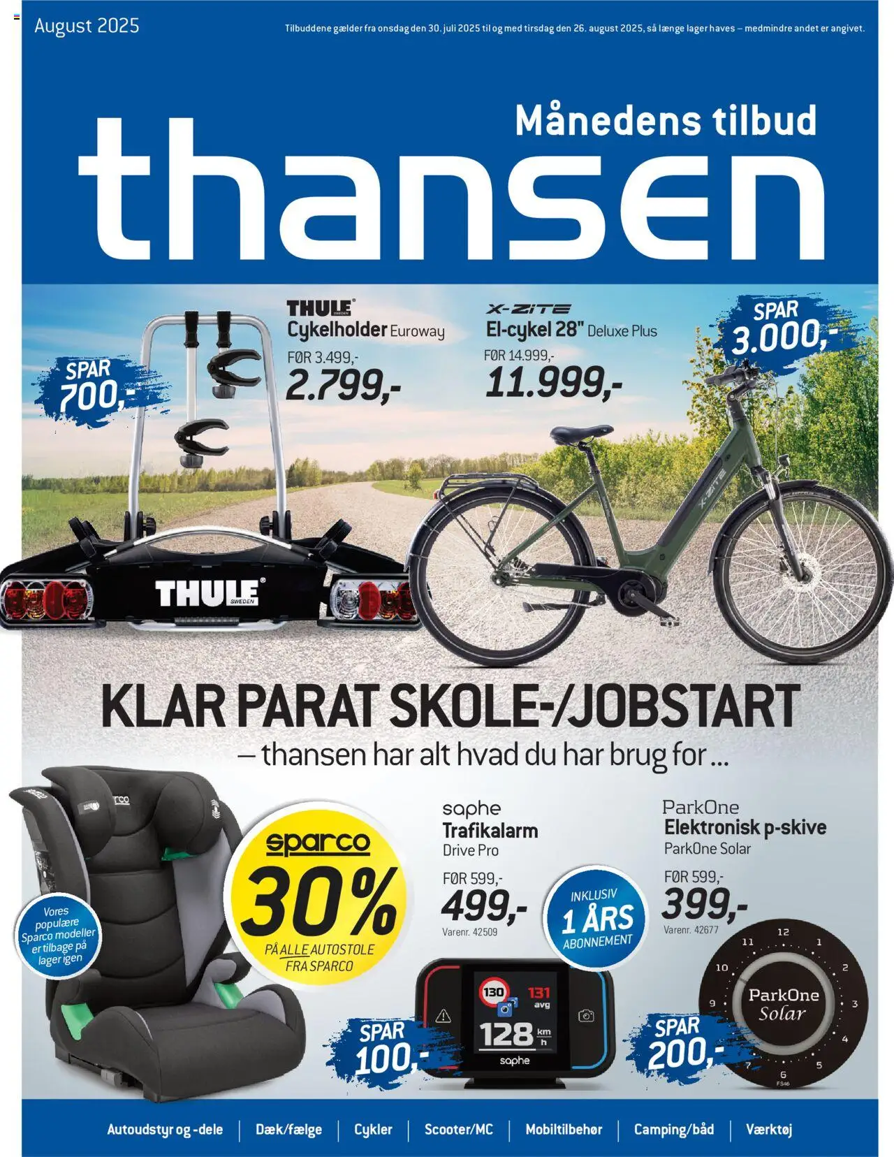 Thansen - Tilbudsavis - side 1- gyldig fra 30/07/2025