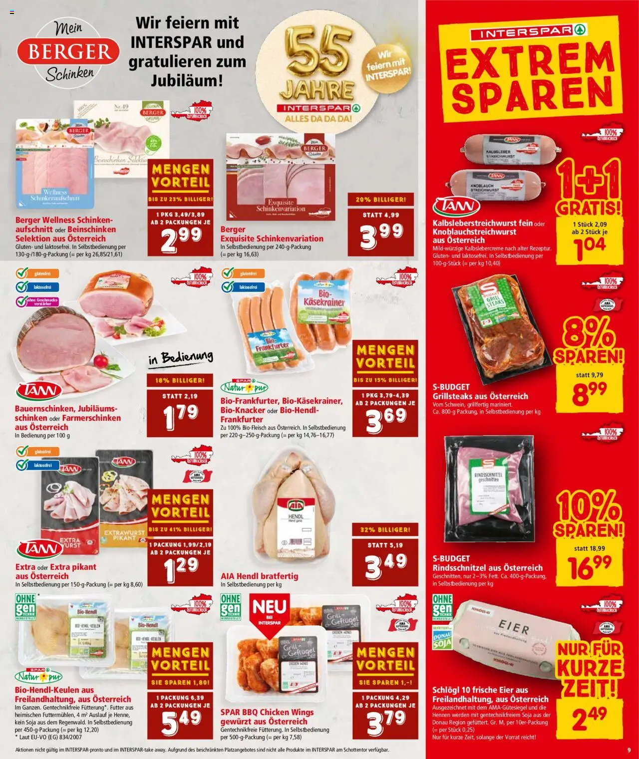 Interspar Flugblatt - Wien - Seite 9- gültig ab 17.07.2025