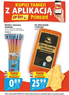 Podgląd Prim Market Promocje - Primcard ważny od 28.08.2025