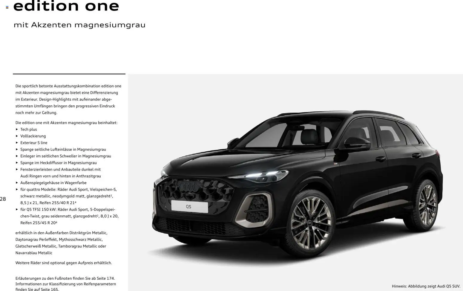 Audi Q5 - Seite 28 - gültig ab 28.10.2025