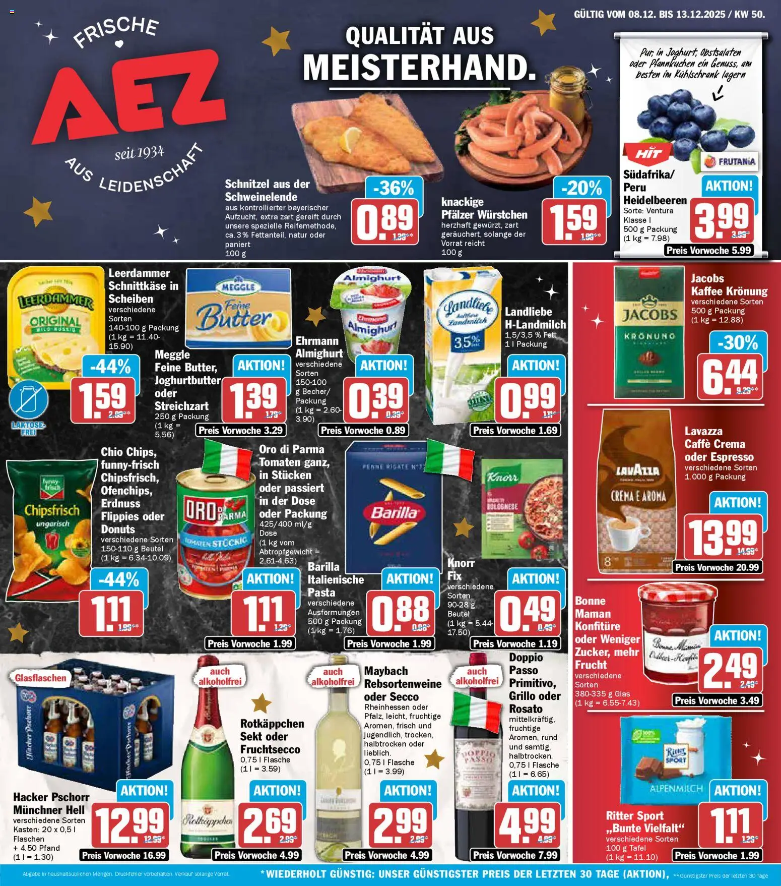 AEZ Prospekt 	 - Seite 1 - gültig ab 08.12.2025