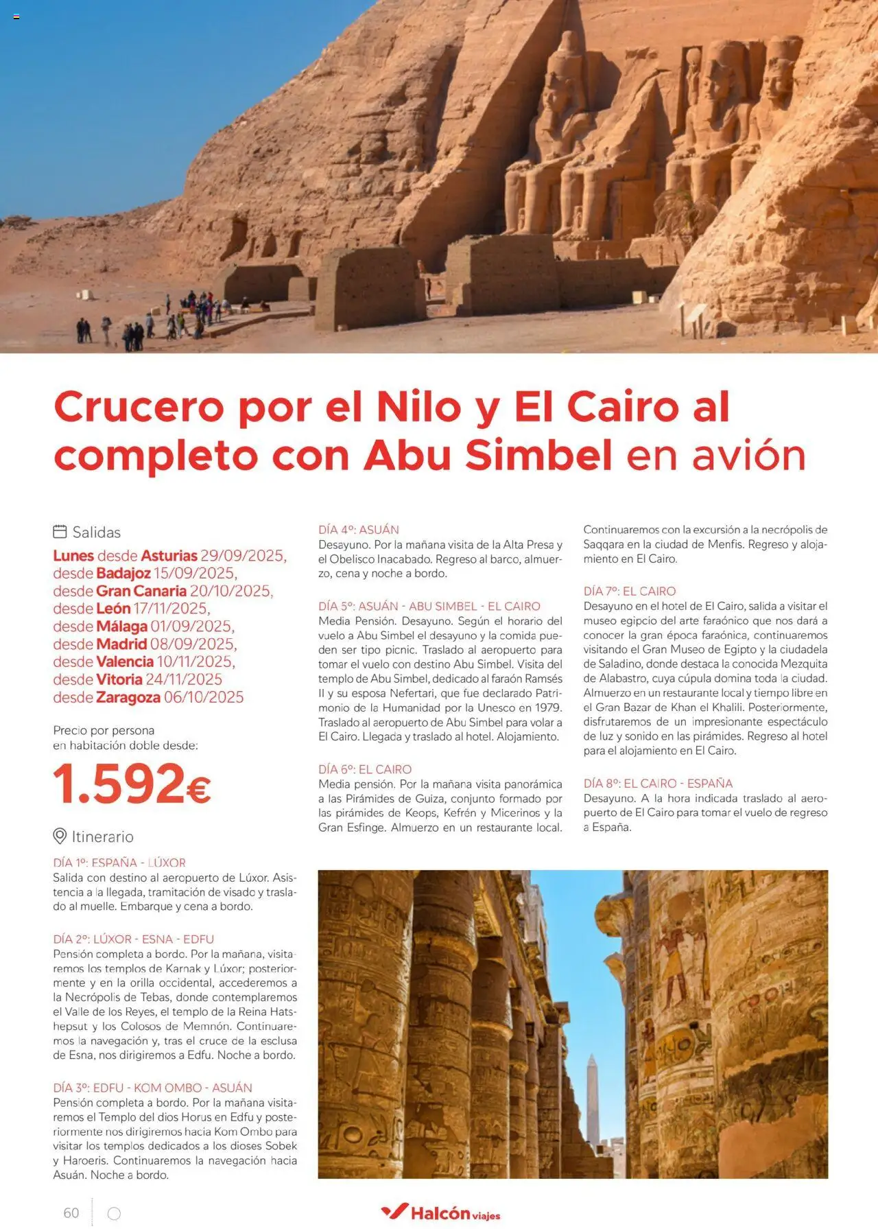 Halcón Viajes Egipto - Página de 60 - Válido desde 01/07/2025