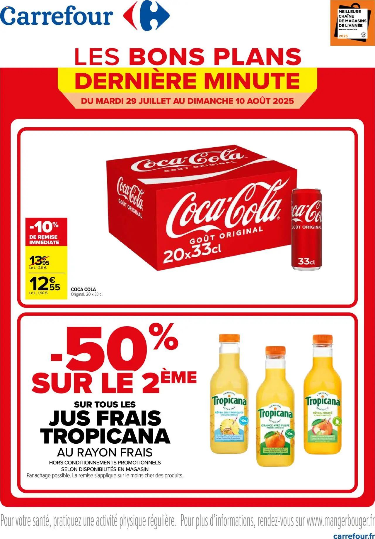 Carrefour catalogue Les bons plans de dernière minute - page 1 - valable à partir du 29/07/2025