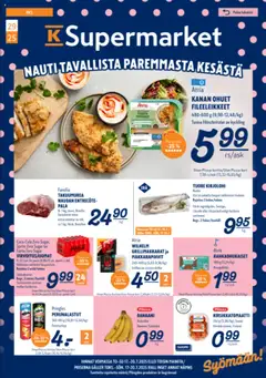 Esikatselu K-Supermarket tarjoukset voimassa alkaen 17/07/2025