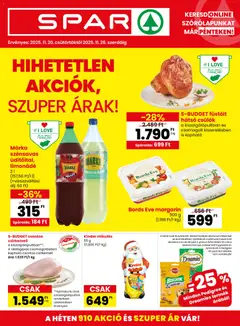 Előnézet Spar Black Friday érvényes 2025.11.20.-tól