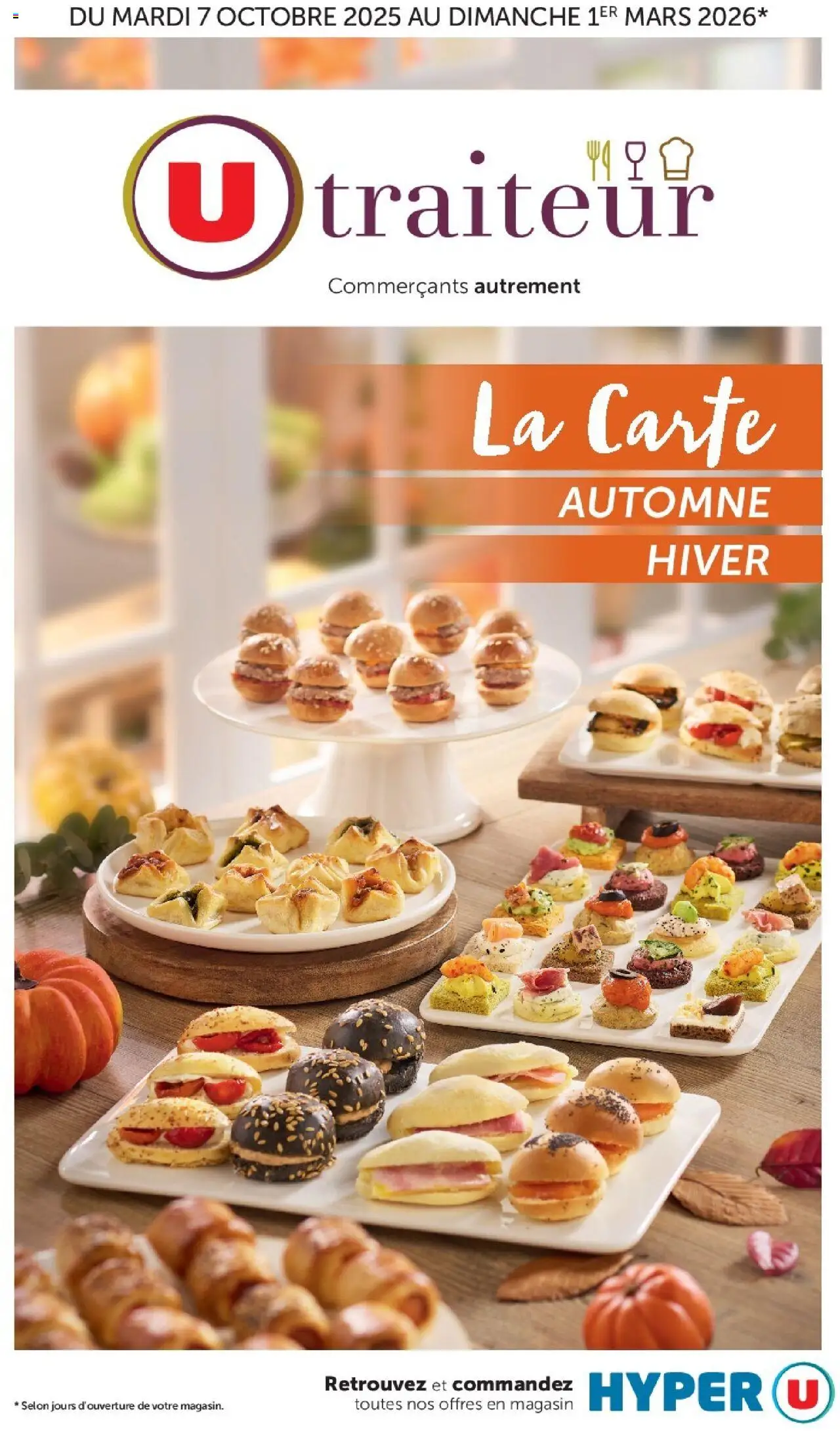 Hyper U - La carte Automne Hiver - page 1 - valable à partir du 07/10/2025