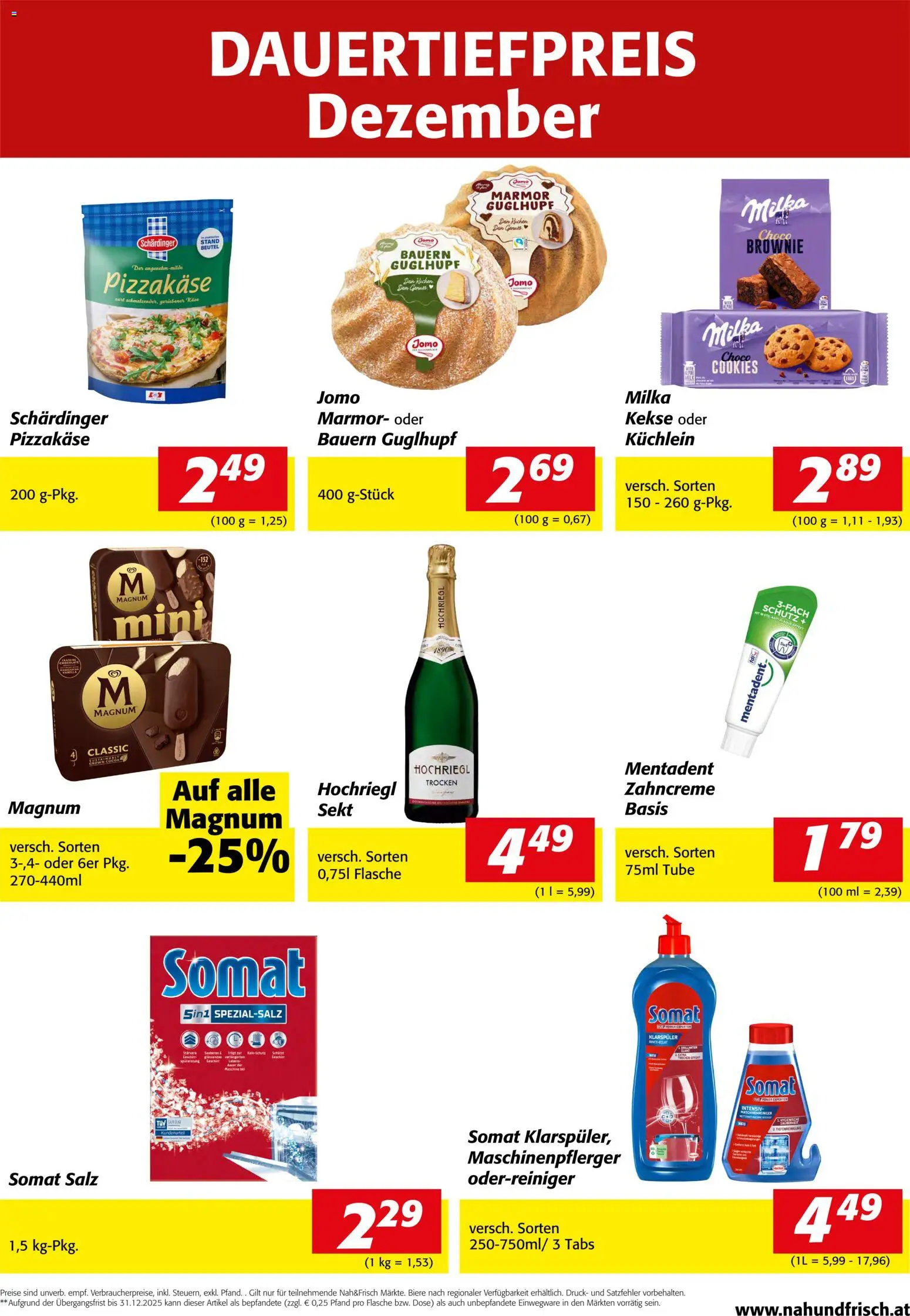 Nah und Frisch Dauertiefpreis Dezember - Seite 1- gültig ab 01.12.2025