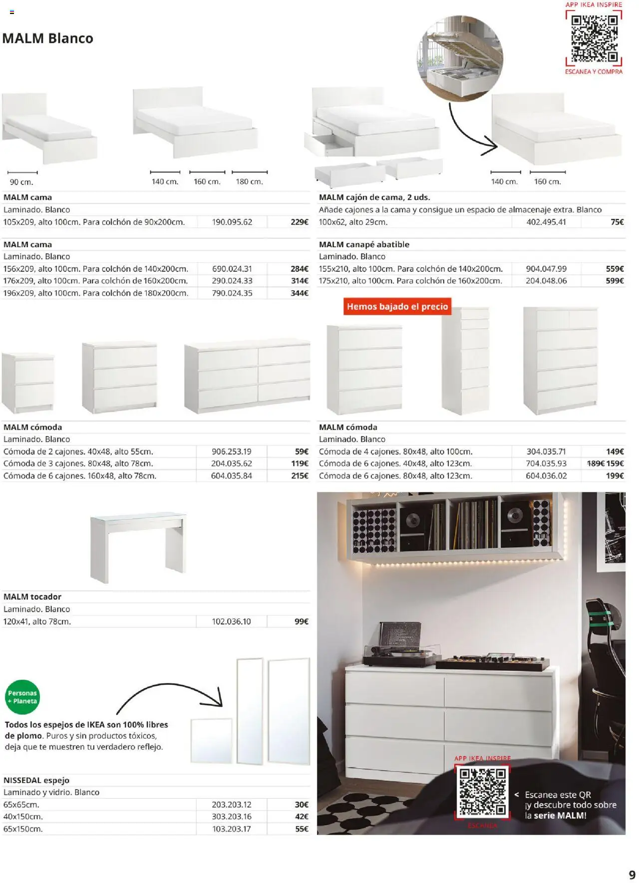 Catálogo IKEA Muebles para el dormitorio - Página de 9 - Válido desde 01/09/2025