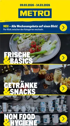 Vorschau Metro Prospekt 	 gültig ab 09.03.2026