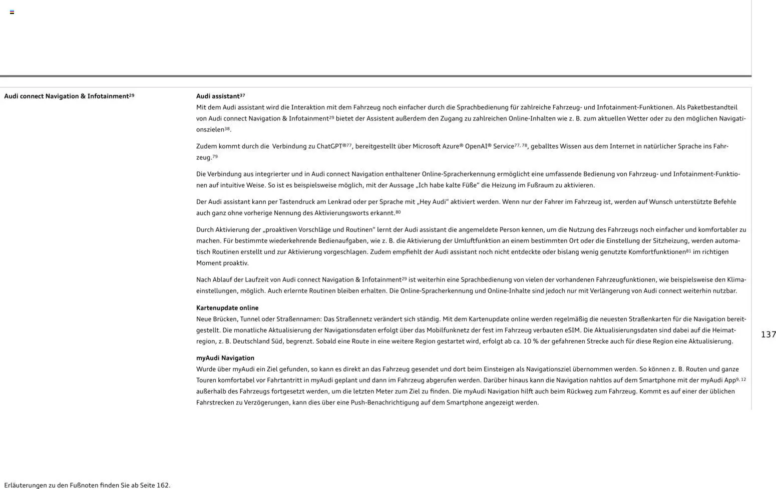 Audi Prospekt 	 - Seite 137 - gültig ab 28.10.2025