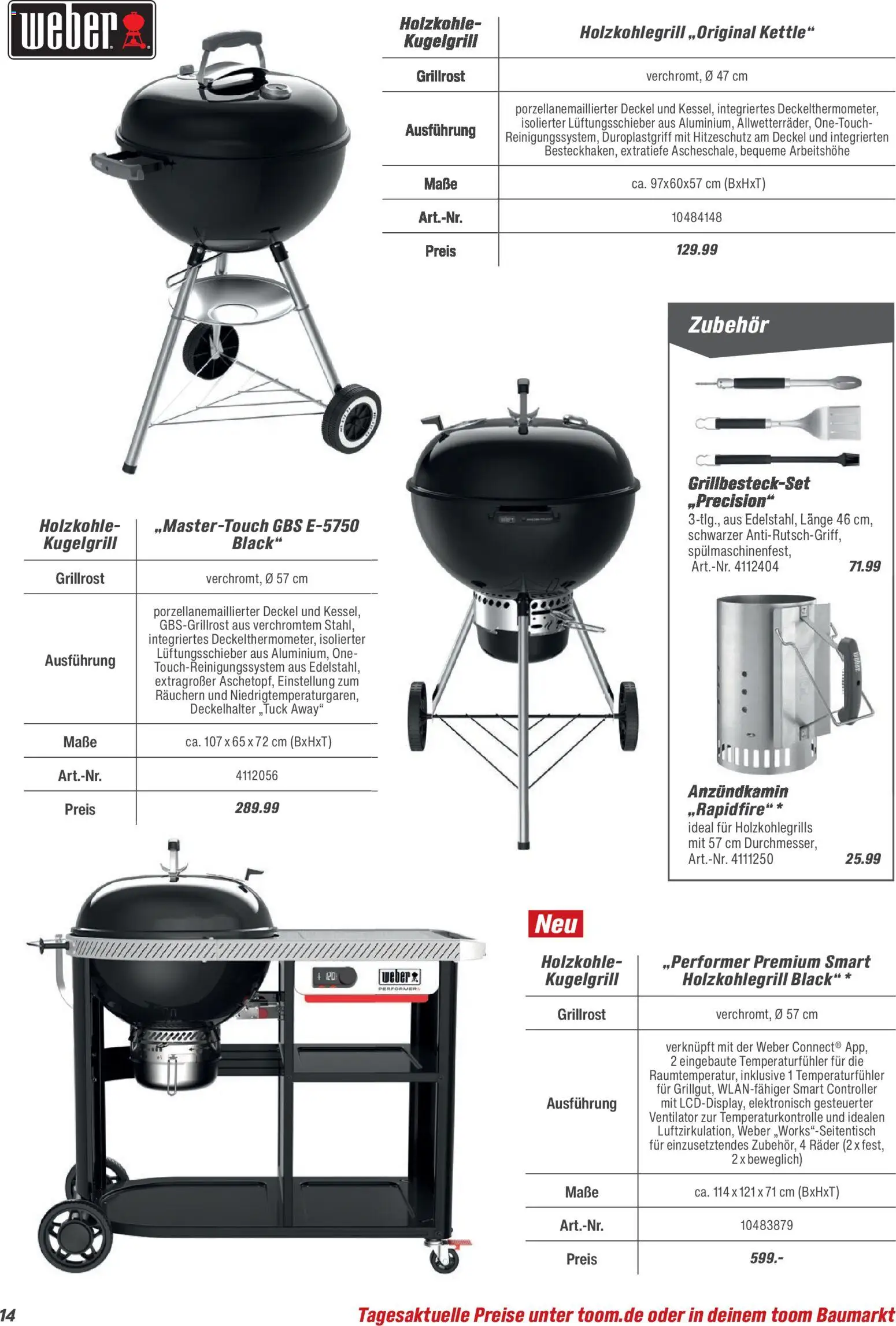 Toom Baumarkt  Grills & Zubehör 2026 - Seite 14 - gültig ab 14.02.2026