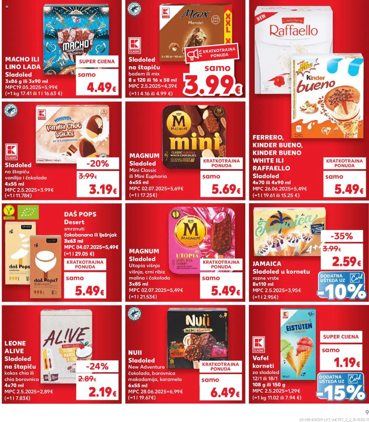 Ponuda Kaufland - stranica 9- važeći od 16.07.2025