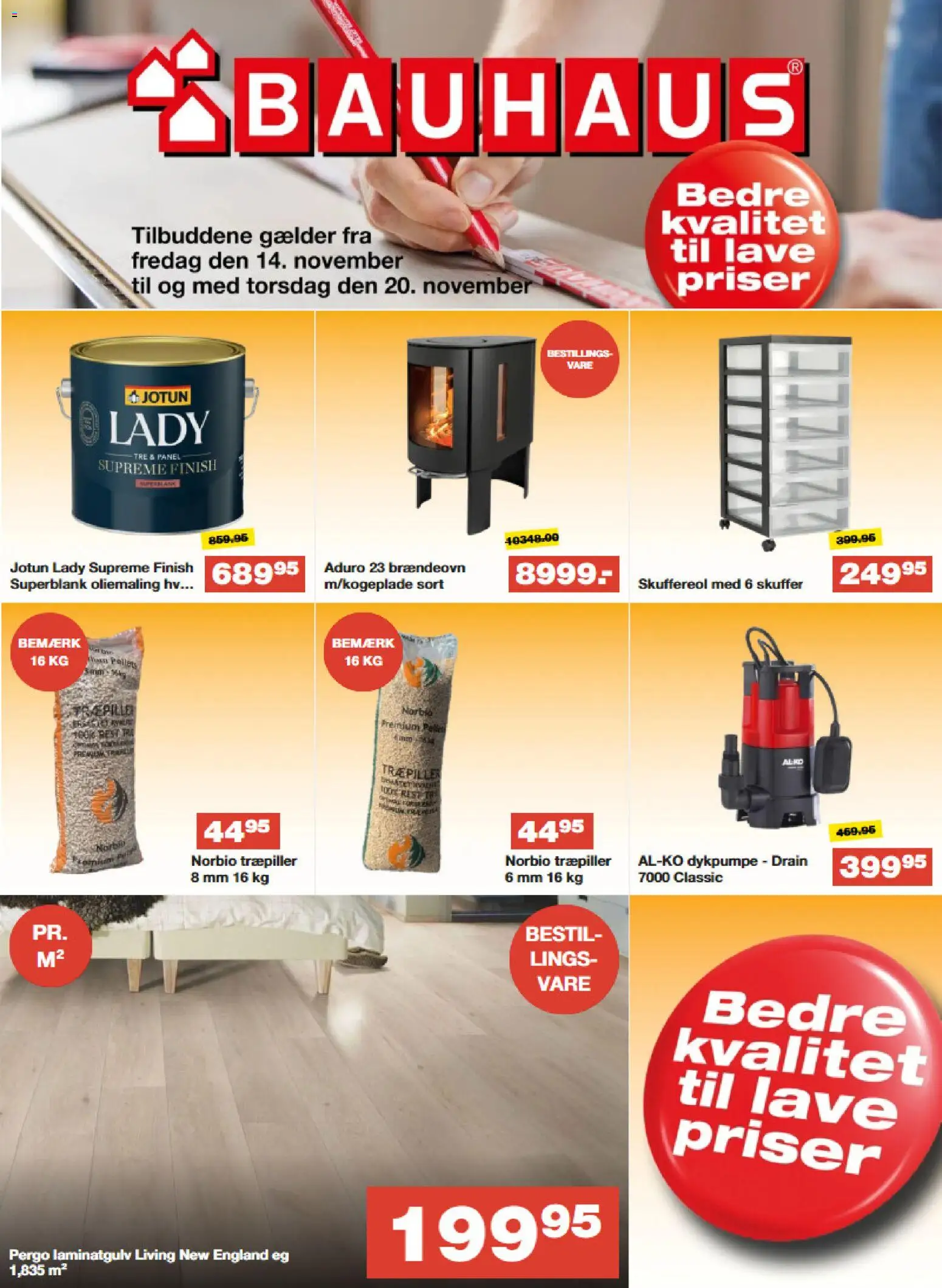 Bauhaus - Tilbudsavis - side 1- gyldig fra 14/11/2025