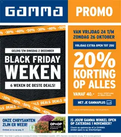 GAMMA - Folder geldig vanaf 22/10/2025