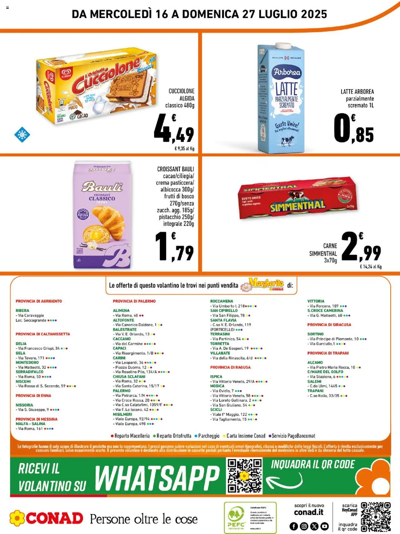 Conad Margherita Sicilia catalogo - pagina 16 - valido dal 16/07/2025
