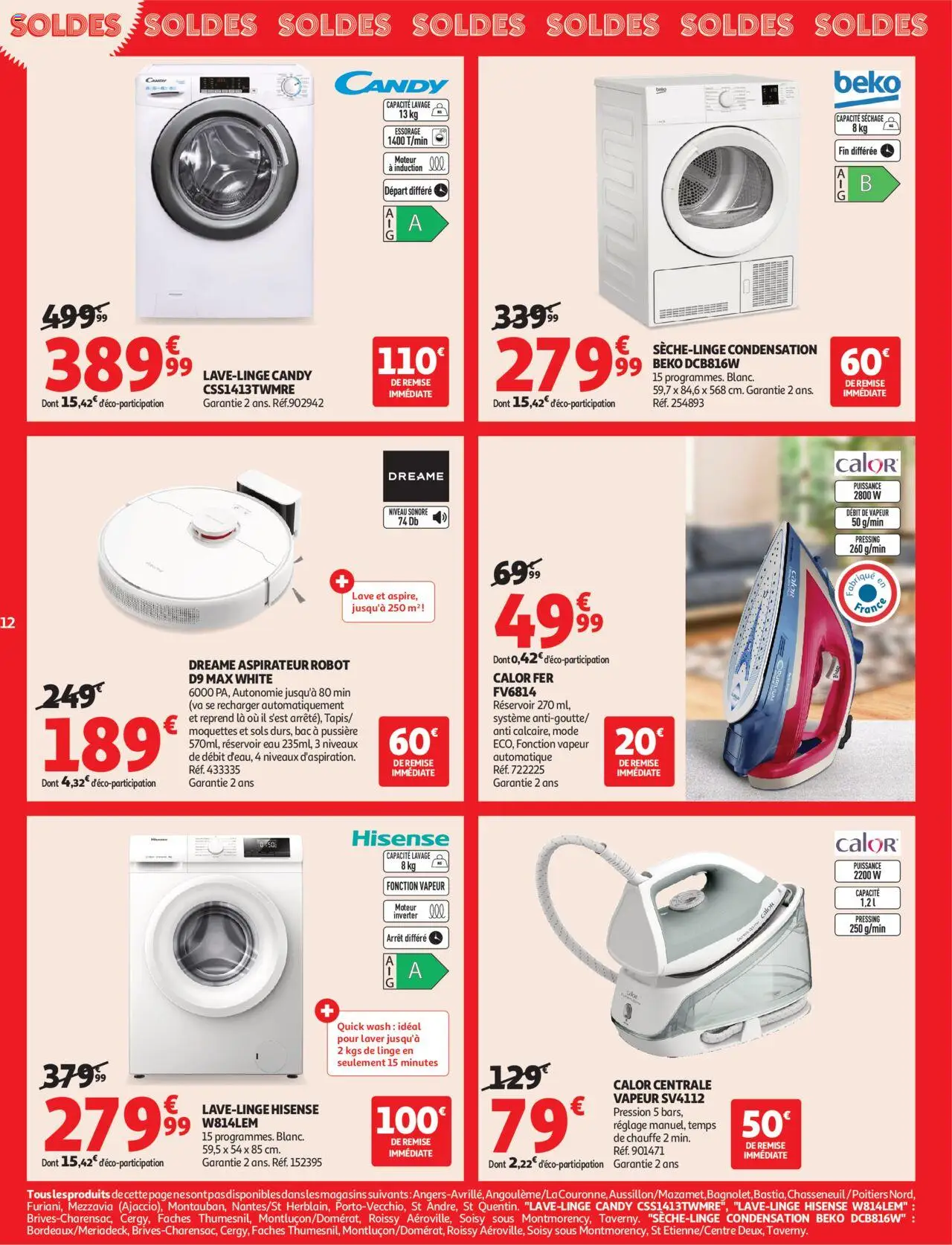 Auchan SOLDES : jusqu'à -70% ! - page 12 - valable à partir du 25/06/2025