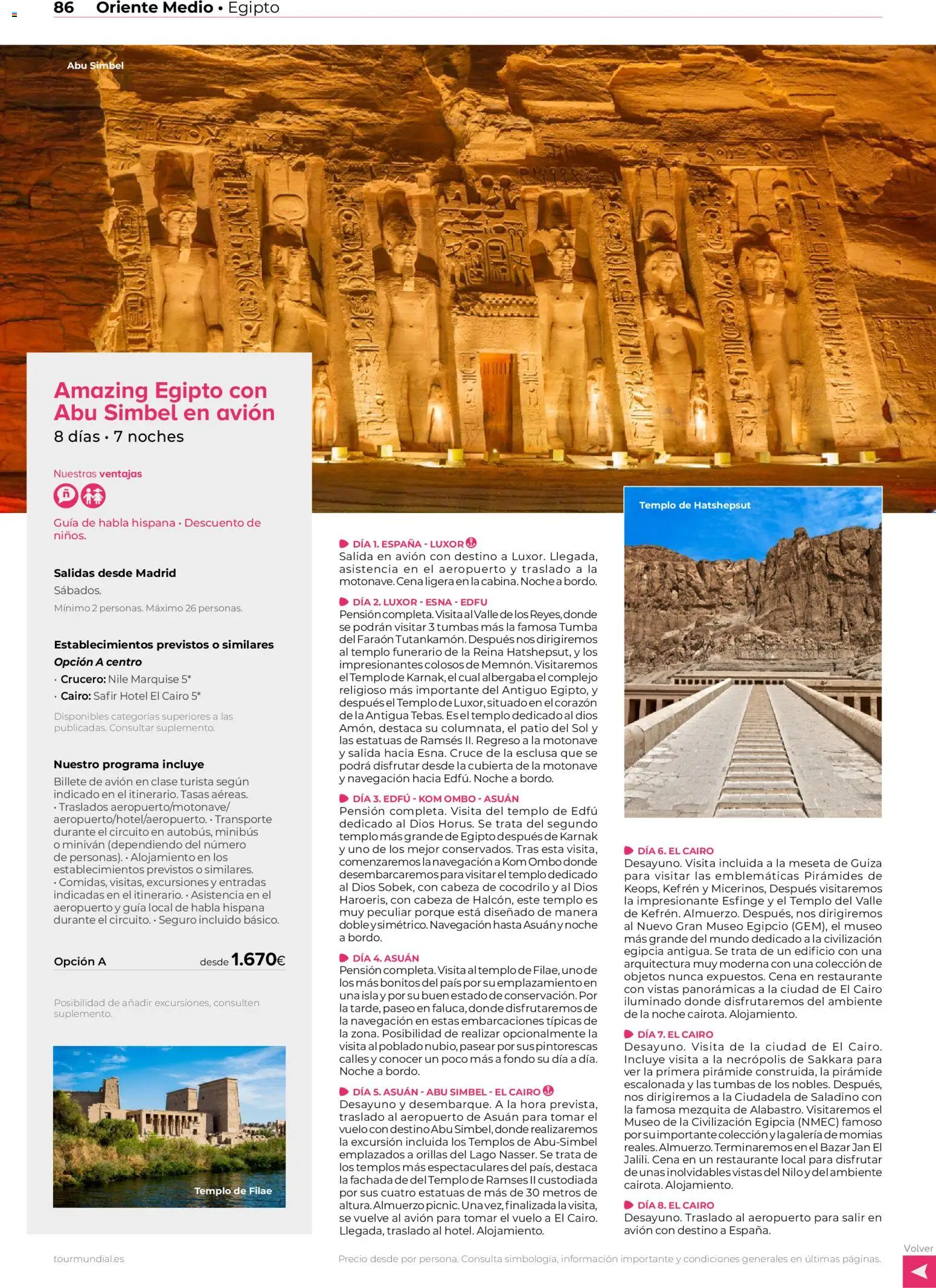 Viajes El Corte Inglés Africa y Oriente Medio - Página de 86 - Válido desde 01/01/2026