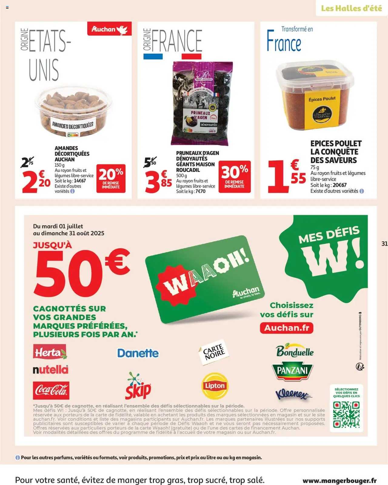 Auchan - Un été sans flamber votre budget - pagina 31- geldig vanaf 08/07/2025