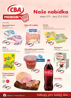 Náhled CBA leták - Premium platný od 17.09.2025