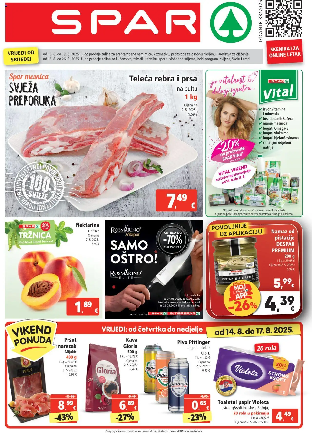 Katalog Spar - stranica 1- važeći od 13.08.2025