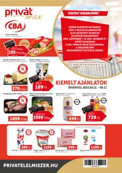 Előnézet PRIVÁT - Aktuális szórólap MAX érvényes 2025.09.11.-tól
