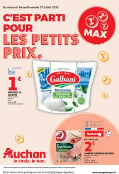Auchan folder / publicité geldig vanaf 16/07/2025