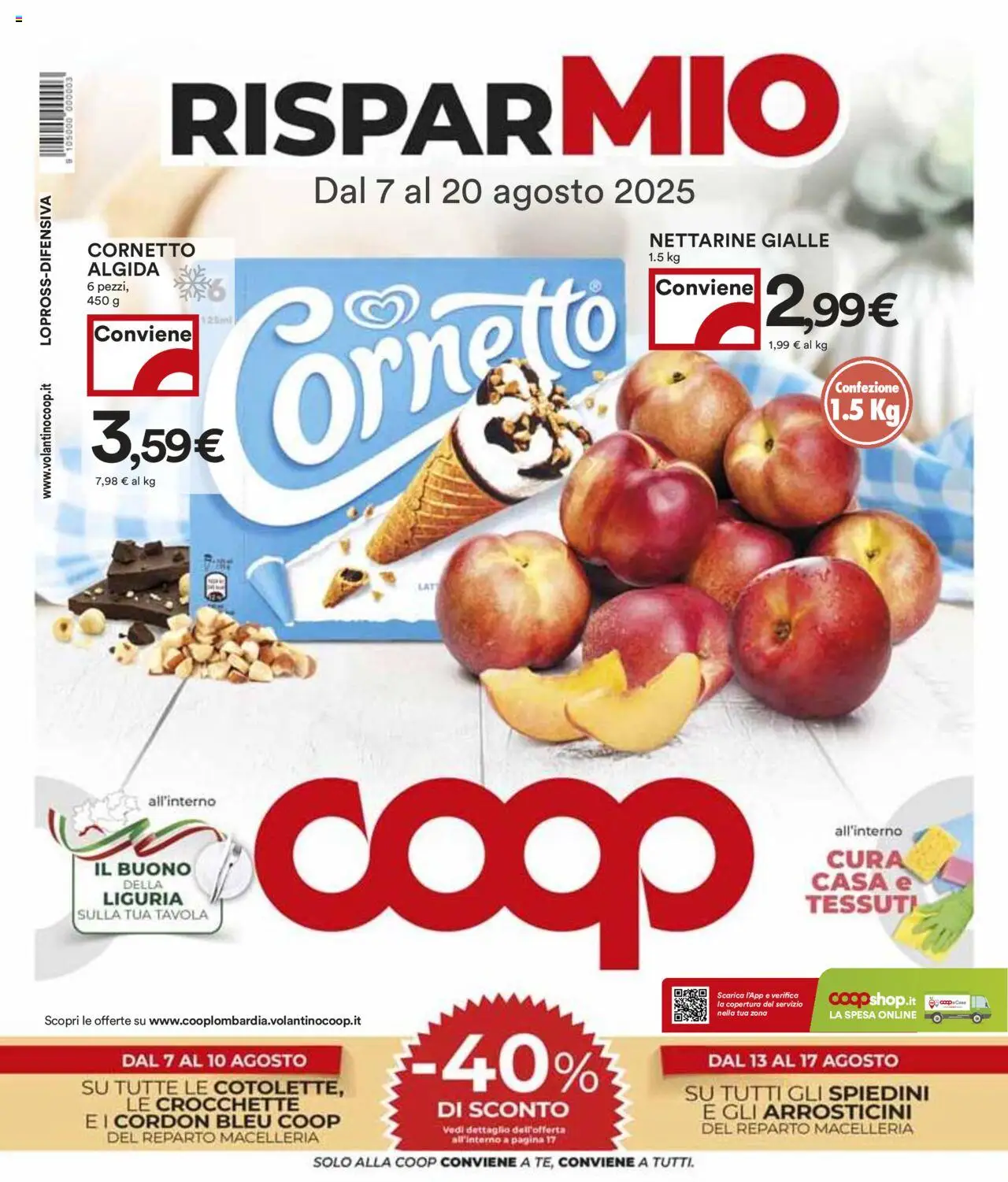 Volantino COOP	 - pagina 1 - valido dal 07/08/2025