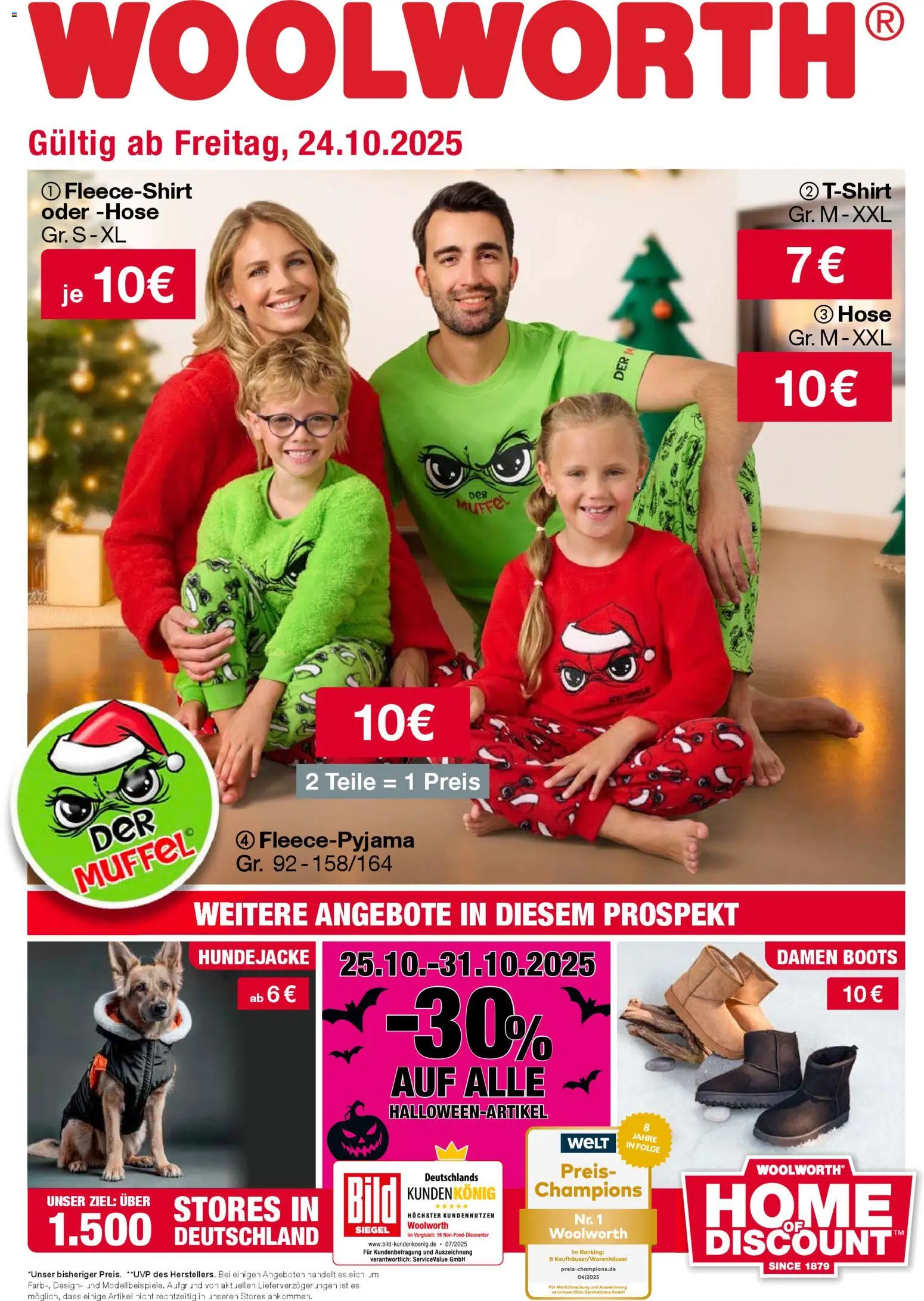 Woolworth Prospekt 	 - Seite 1 - gültig ab 24.10.2025