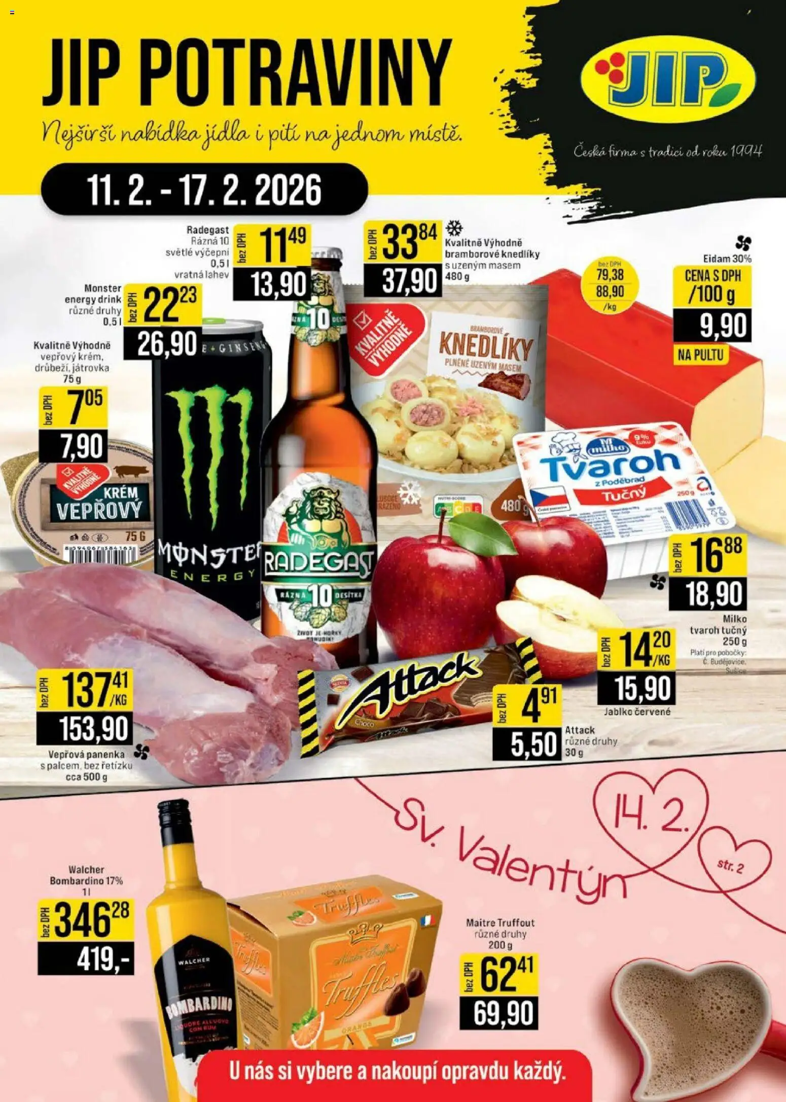 Jip leták - Cash & Carry - strana 1- platný od 11.02.2026