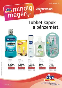 Előnézet DM Drogerie Markt akciós újság érvényes 2026.04.23.-tól