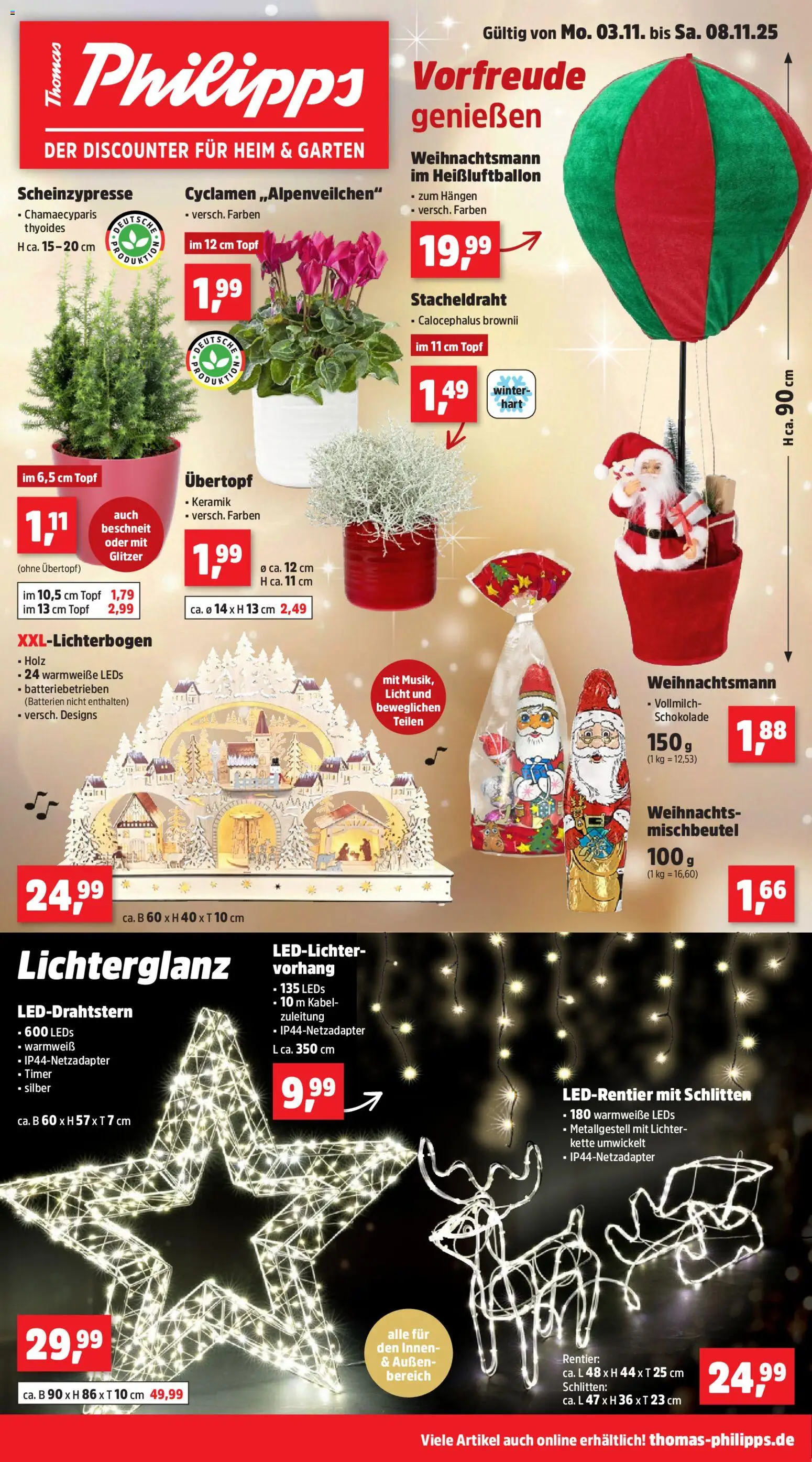 Thomas Philipps Prospekt - Seite 1 - gültig ab 03.11.2025