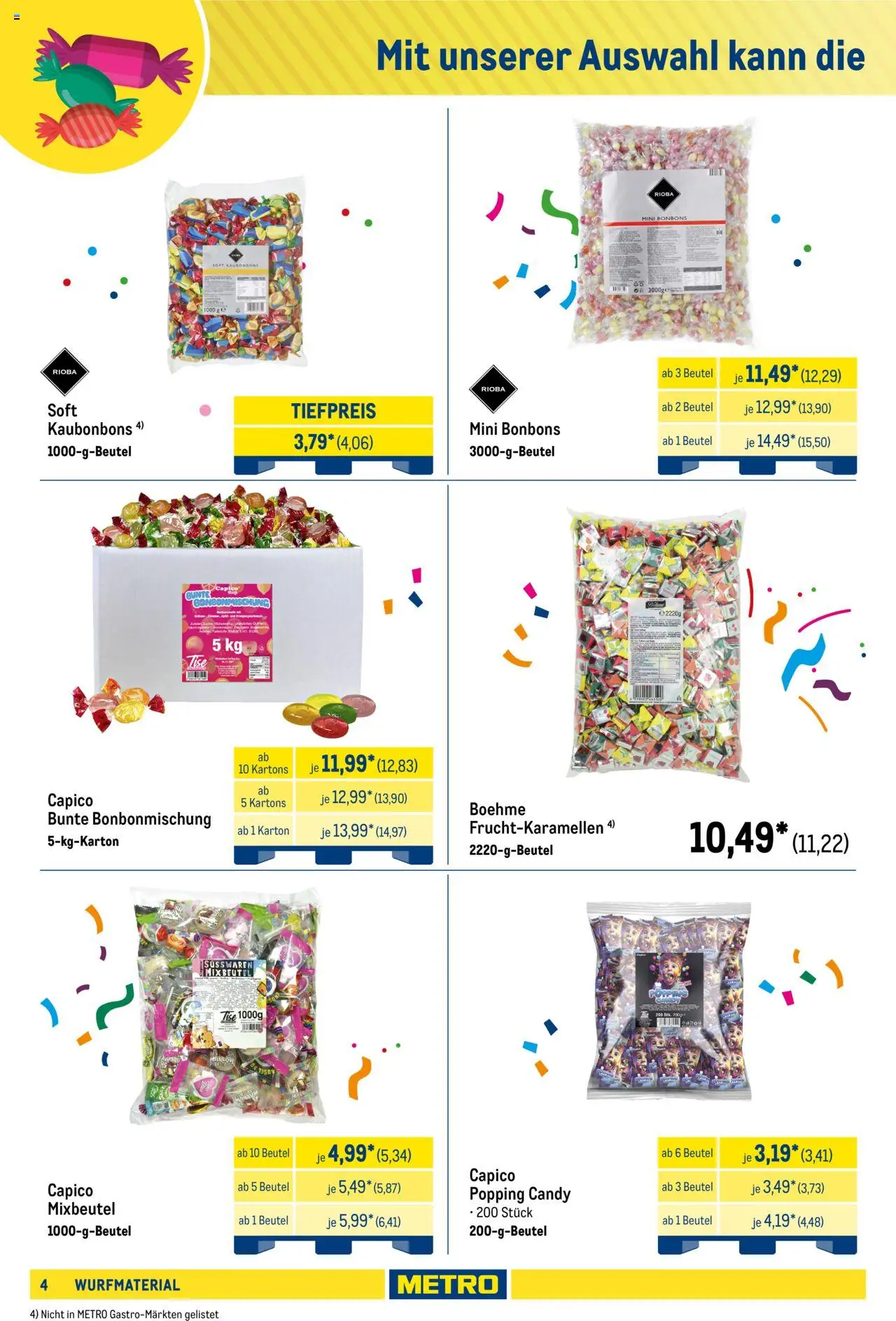 Metro Wurfmaterial Karneval - Seite 4 - gültig ab 01.10.2025