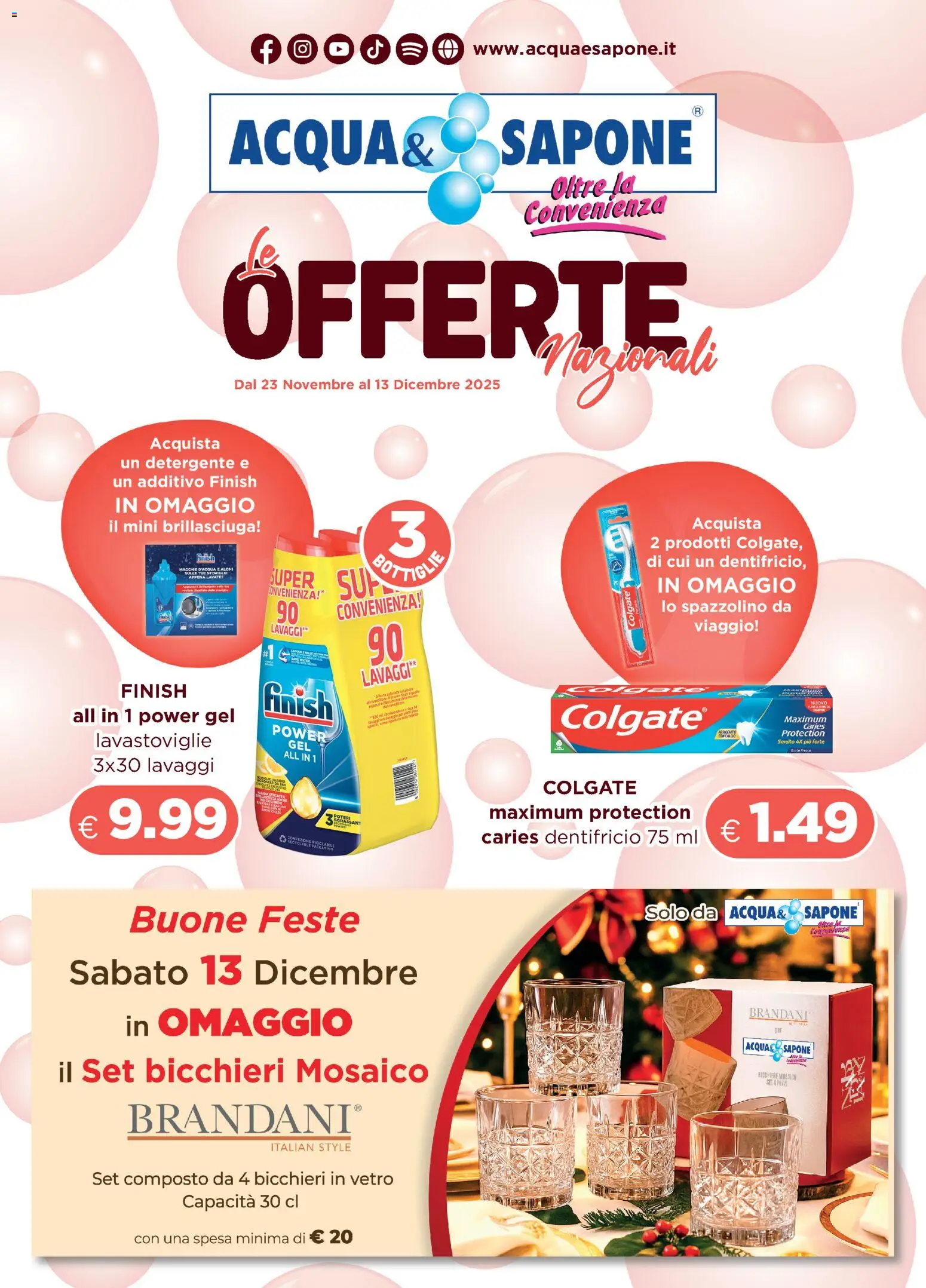 Volantino Acqua e Sapone	 - pagina 1 - valido dal 23/11/2025