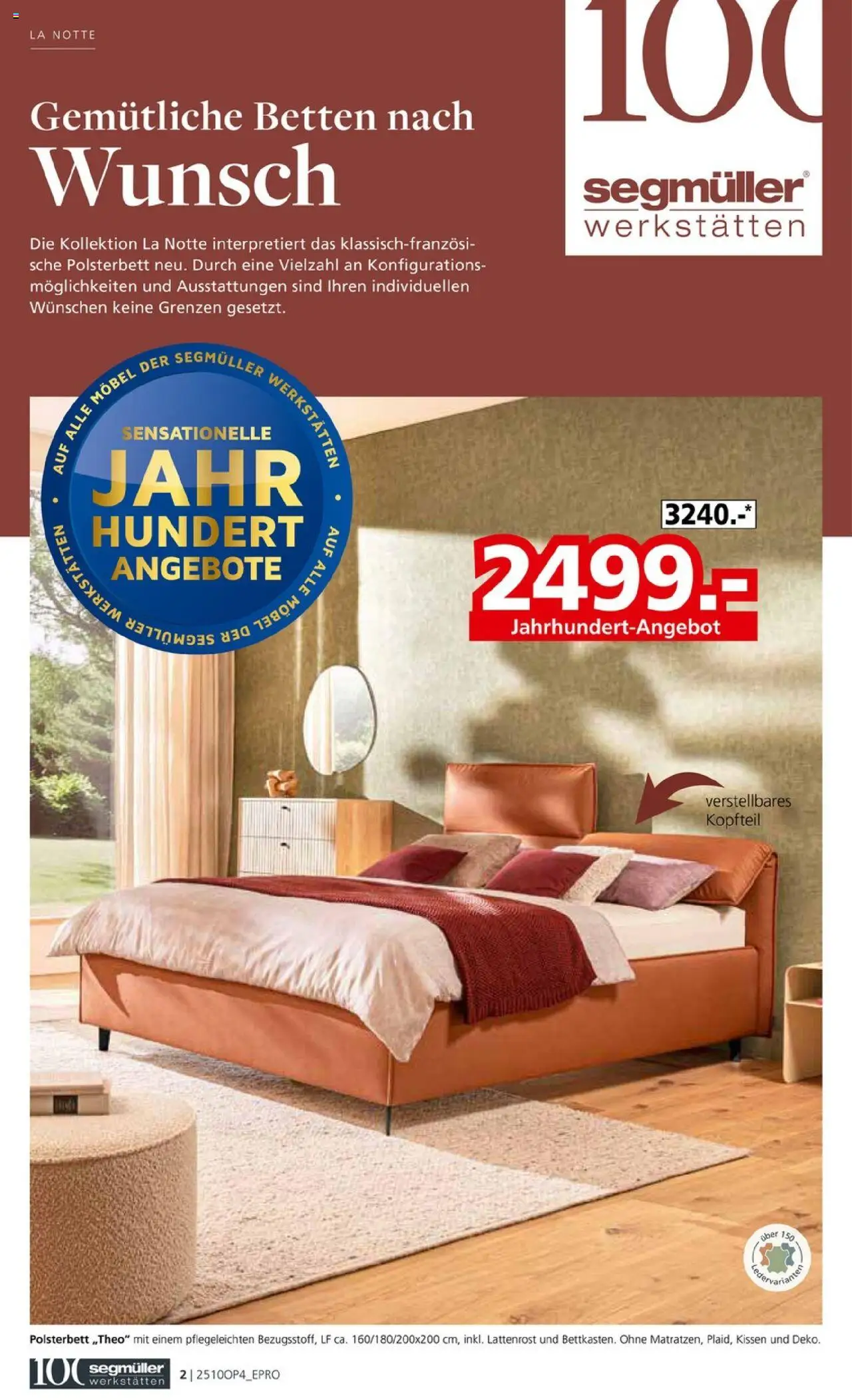 Segmüller Betten gefertigt in Bayern - Seite 2 - gültig ab 17.10.2025