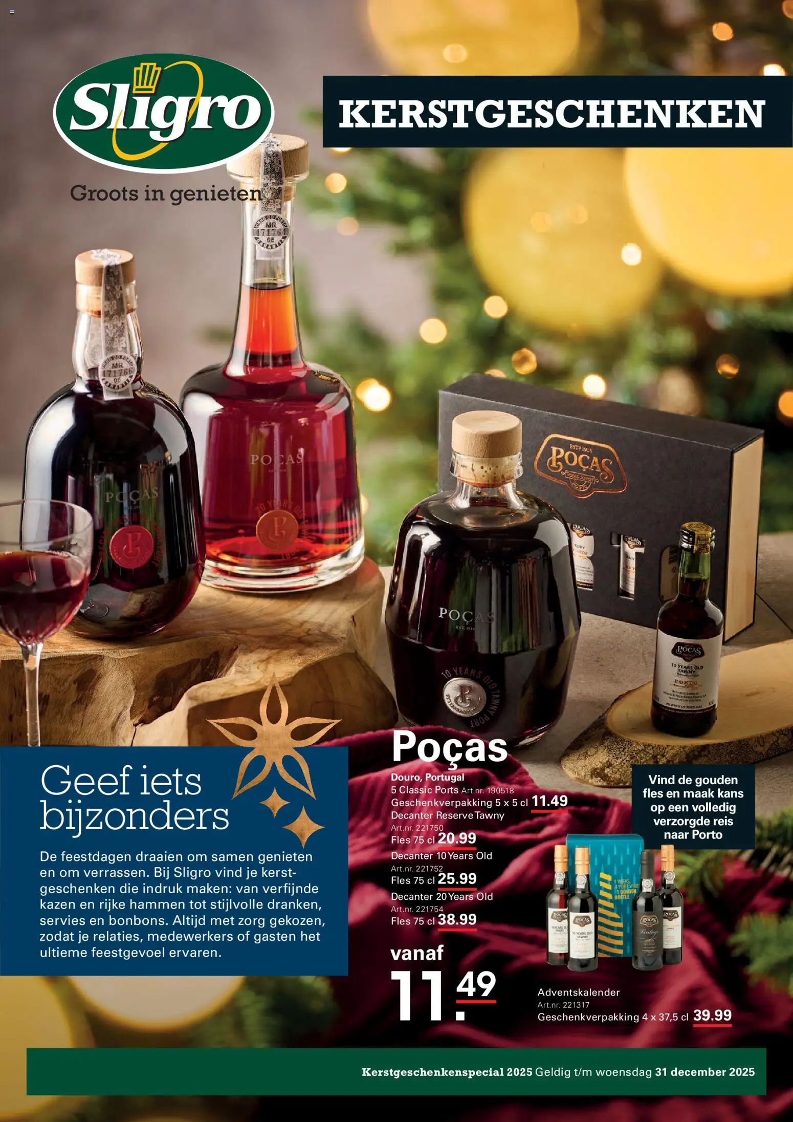 Sligro - Kerstgeschenken - pagina 1- geldig vanaf 22-10-2025