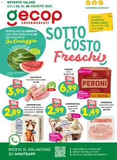 Anteprima Volantino GECOP	 valida dal 11/08/2025