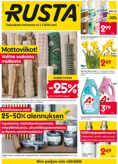 Esikatselu Rusta tarjoukset voimassa alkaen 23/02/2026