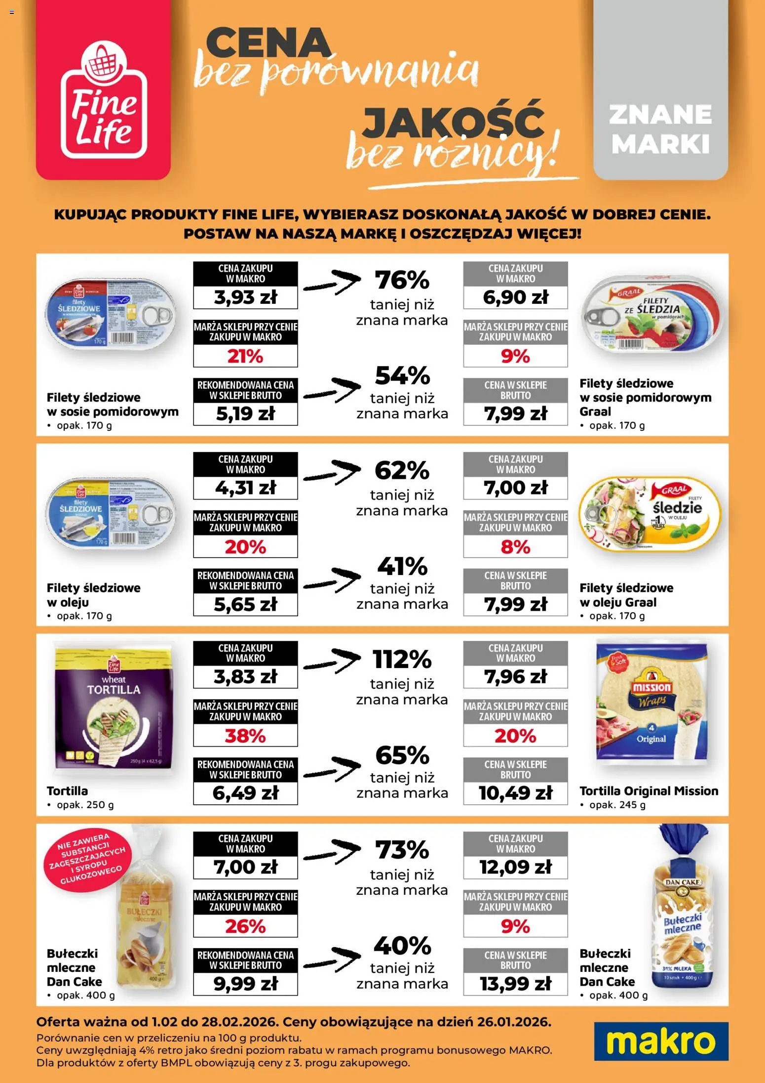Makro Gazetka - Fine Life - strona 1- ważny od 01.02.2026