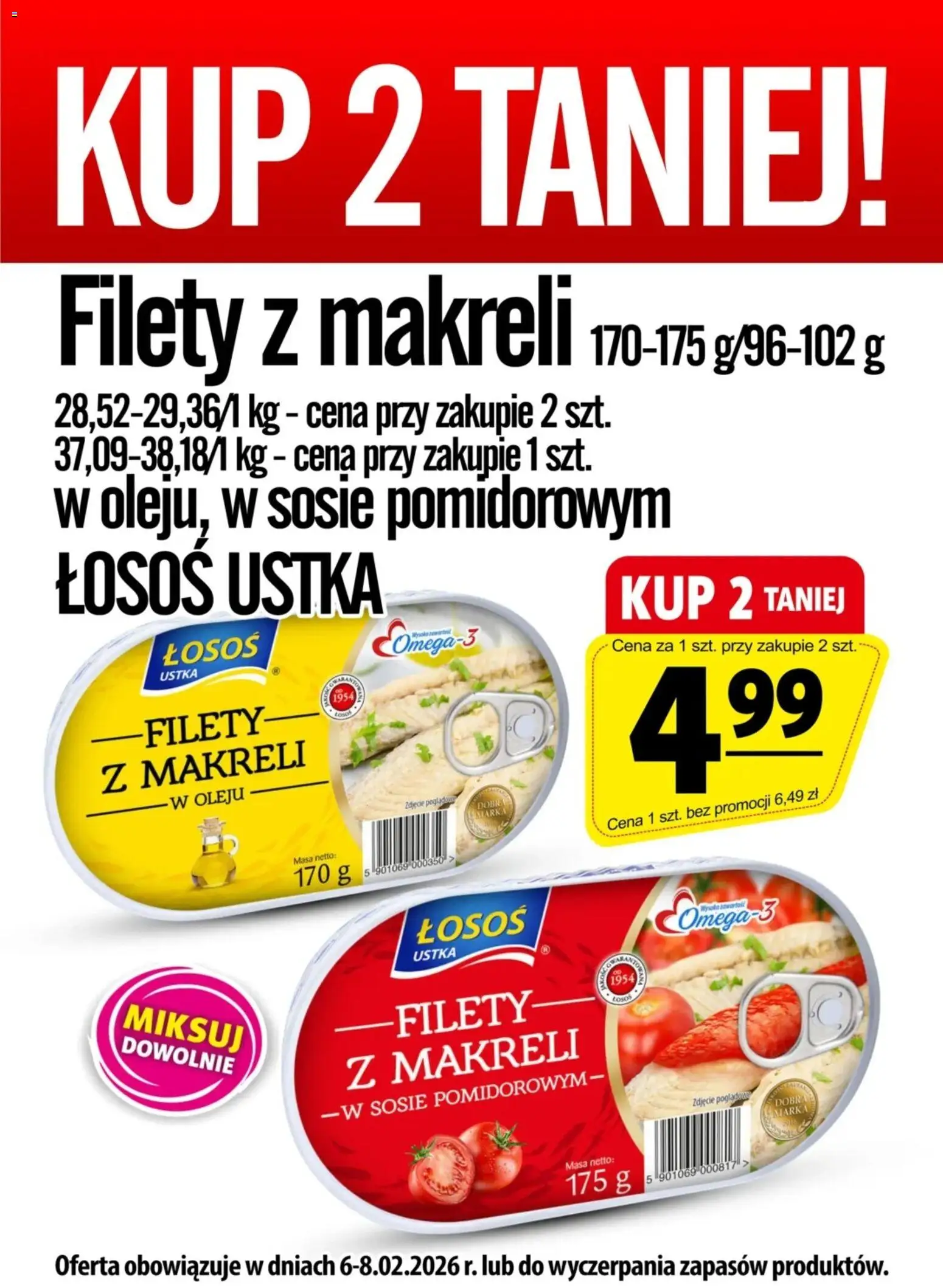 Prim Market Promocja - Filety z makreli - strona 1- ważny od 06.02.2026