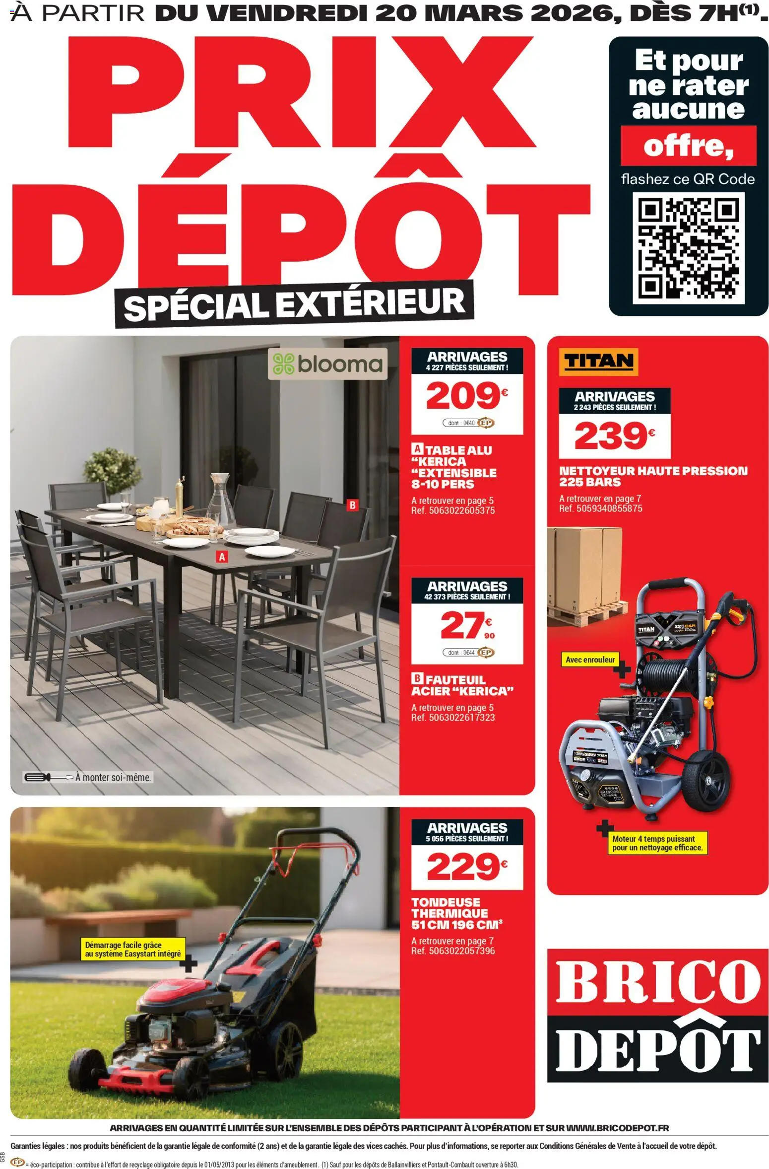 Brico Dépôt catalogue - page 1 - valable à partir du 20/03/2026