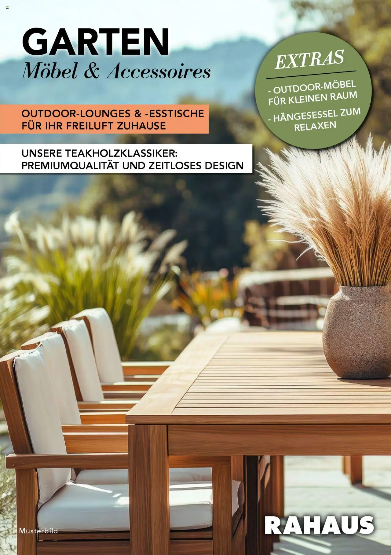 Rahaus Prospekt Gartenmöbel - Seite 1 - gültig ab 07.04.2025