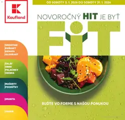 Előnézet Kaufland SK Novoročný hit je byť fit érvényes 2026.01.03.-tól