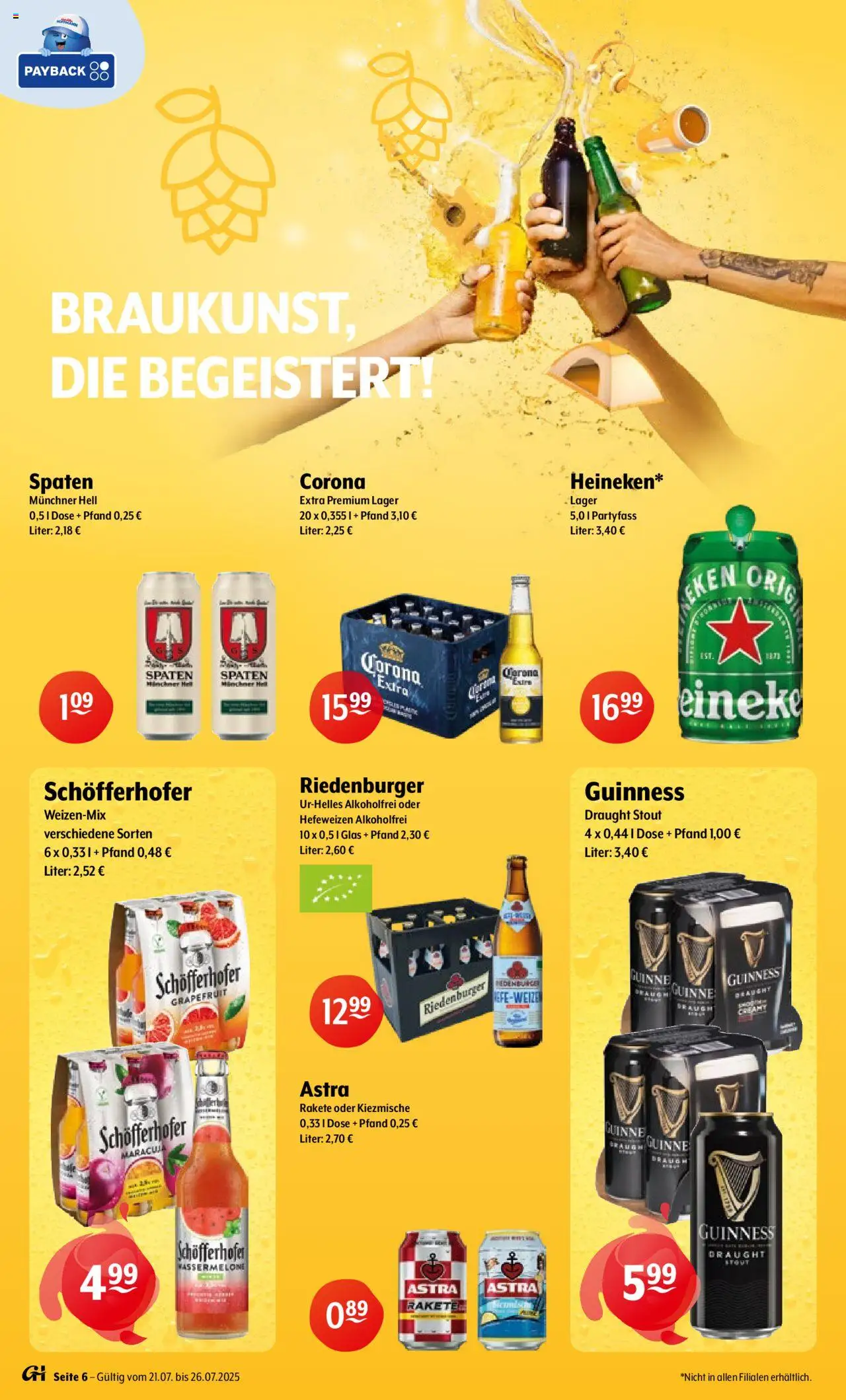 Getränke Hoffmann Prospekt - Seite 6 - gültig ab 21.07.2025