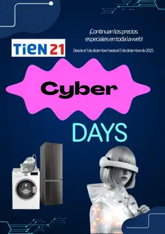 Vista previa del folleto Tien 21 Cyber Days válido desde 01/12/2025