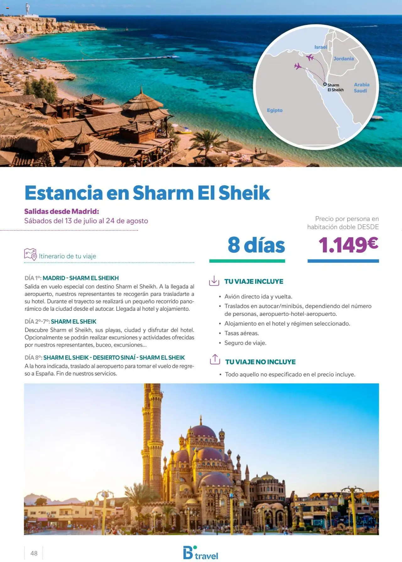 B the travel brand Egipto - Página de 48 - Válido desde 15/04/2024