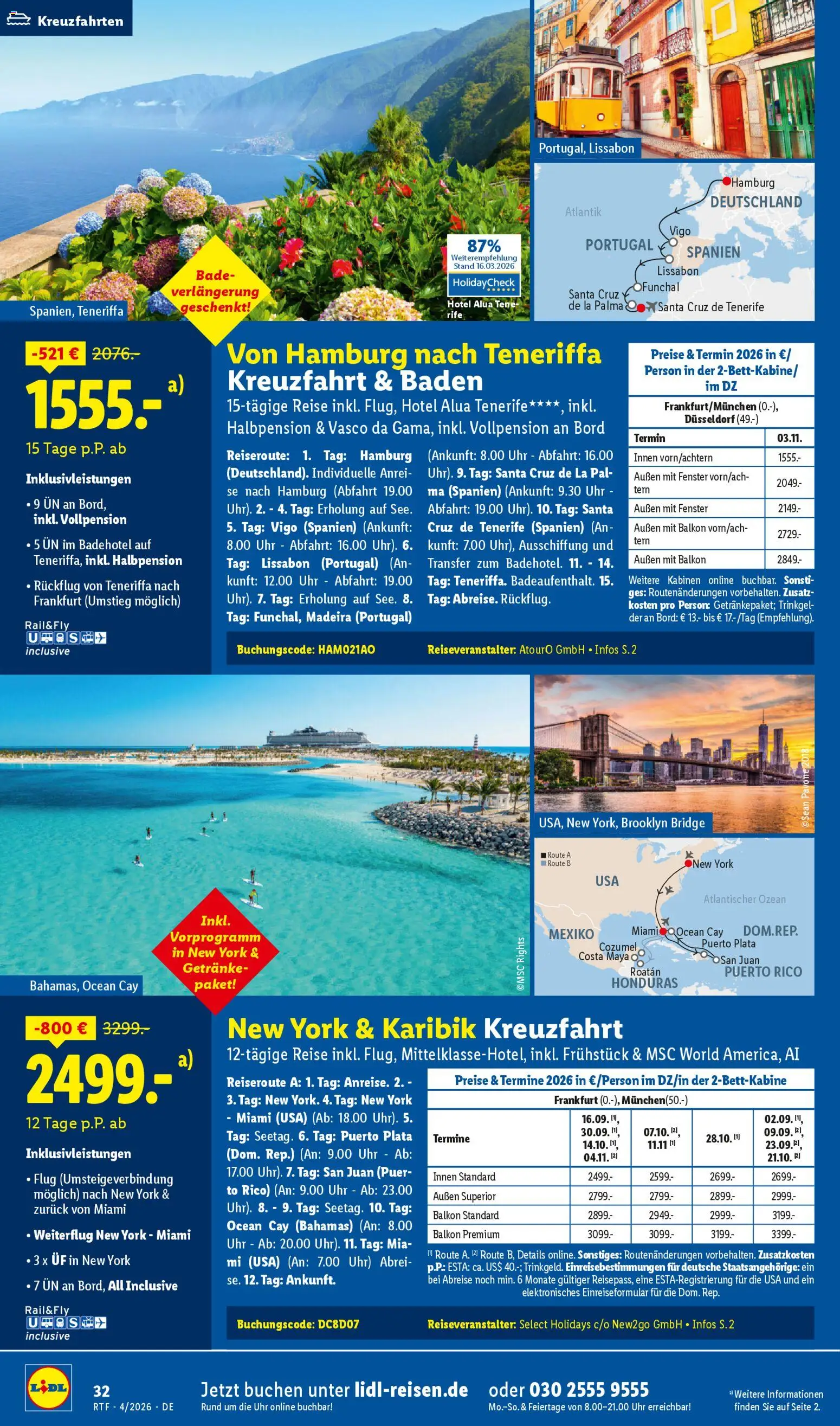 Lidl Reisen Prospekt 	 - Seite 32 - gültig ab 11.04.2026
