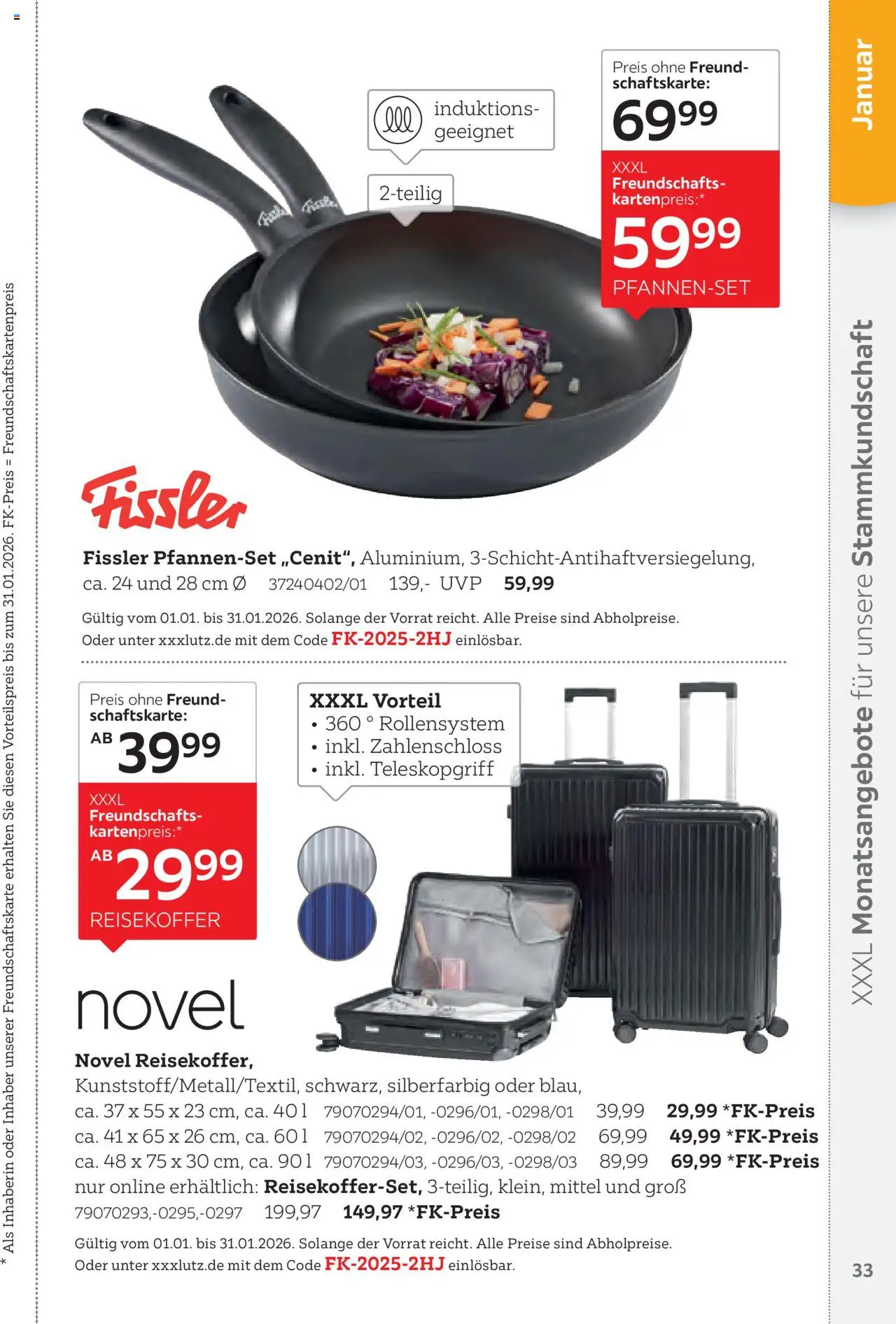 XXXL Lutz Freundschaftskartenjournal - Seite 33 - gültig ab 01.08.2025