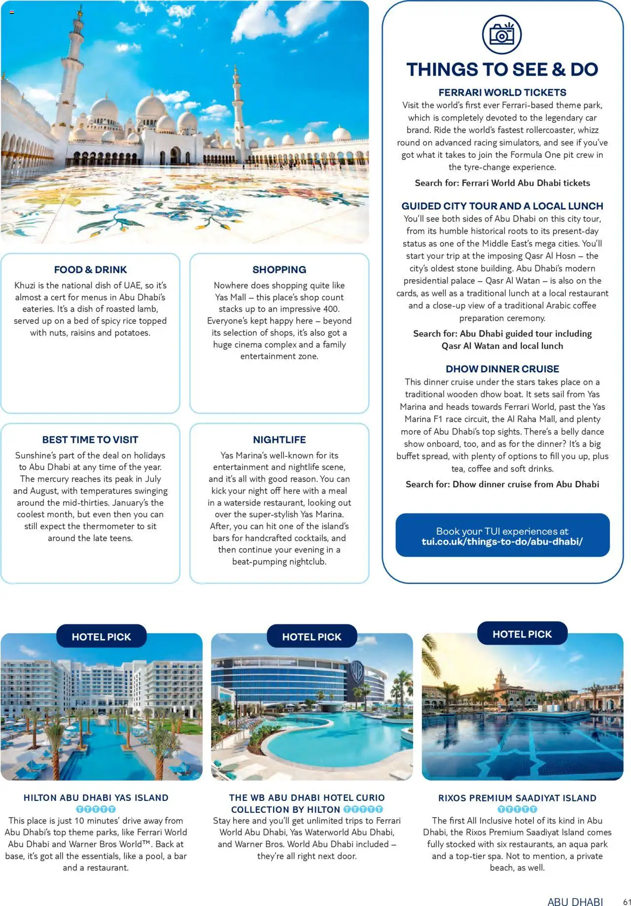 TUI - Cities - page 61- valid from 01/11/2024