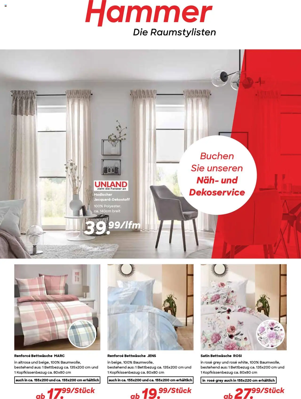 Hammer Zuhause Prospekt 	 - Seite 1 - gültig ab 01.10.2025