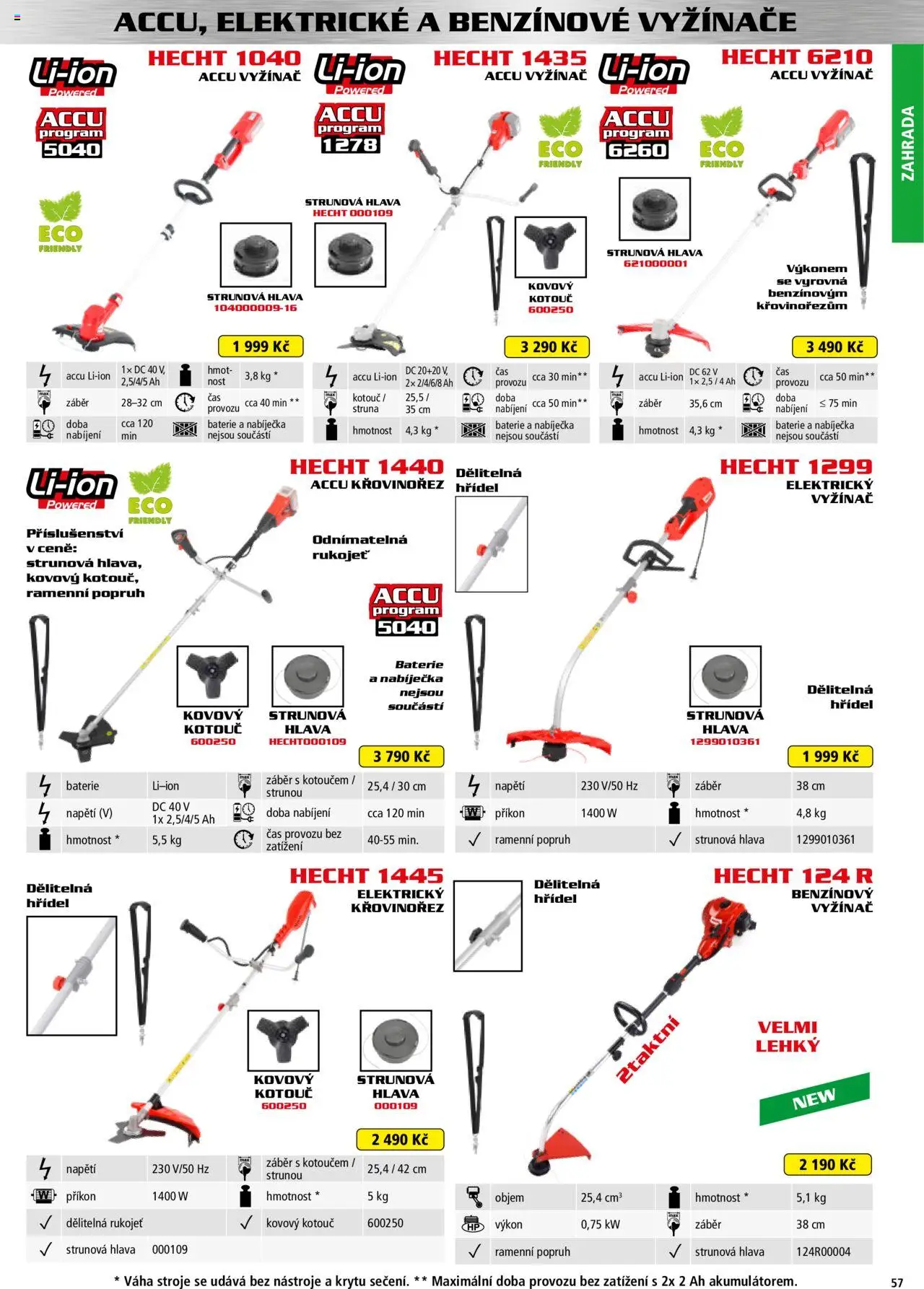 Hecht katalog - Jaro-léto 2025 - strana 57- platný od 22.04.2025